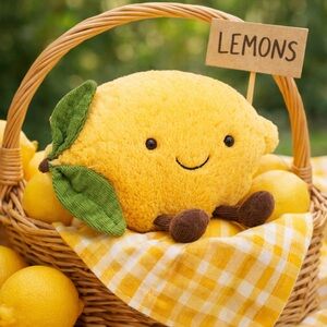 Jellycat Amuseables Lemon Plush